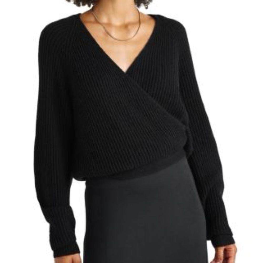 Splendid Adele Wrap Sweater, L